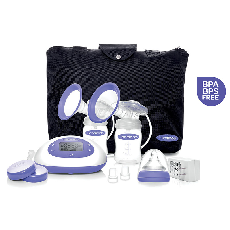 Elvie Stride Plus Double Electric Breast Pump with Milk Storage Bags