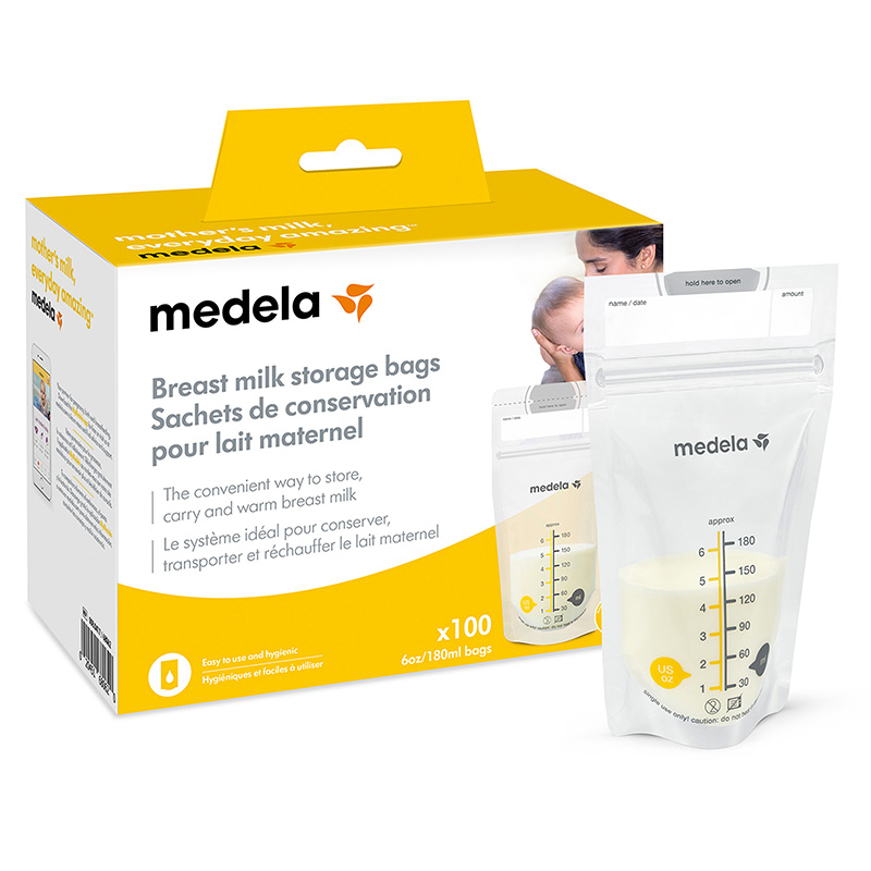 Medela breast milk storage bags, Medela 100-count breast milk storage bags