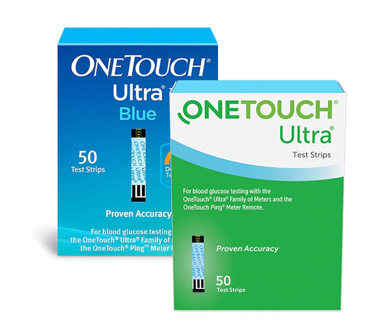 one touch ultra blue glucose test strips